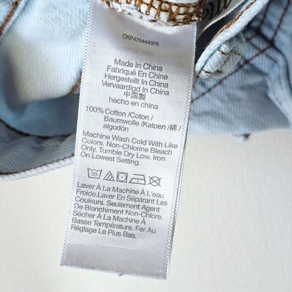 Madewell The Slouchy Boy Jean Distressed Relaxed Fit in Wrightlane Wash Size 23 - Picture 7 of 13